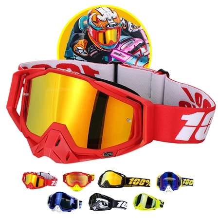 Óculos De Proteção Para 100 Motocross E Para-brisa Off-road em Oferta na Shopee