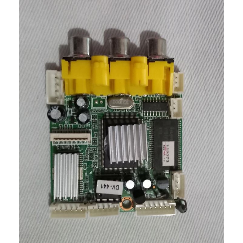 Placa de Vídeo/Áudio RCA para DVD Player – Modelo DV-441 com Dissipadores