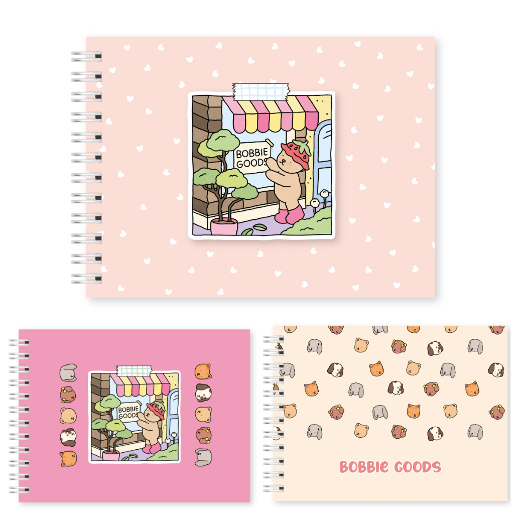 Livro de Colorir Bobbie Goods 100 Folhas ou 50 Folhas 180g Caderno de Desenho Pintura Coloring Book
