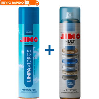 Kit Jimo Limpa Vidros + Jimo Multisuperficies Spray 400ml em Oferta na Shopee
