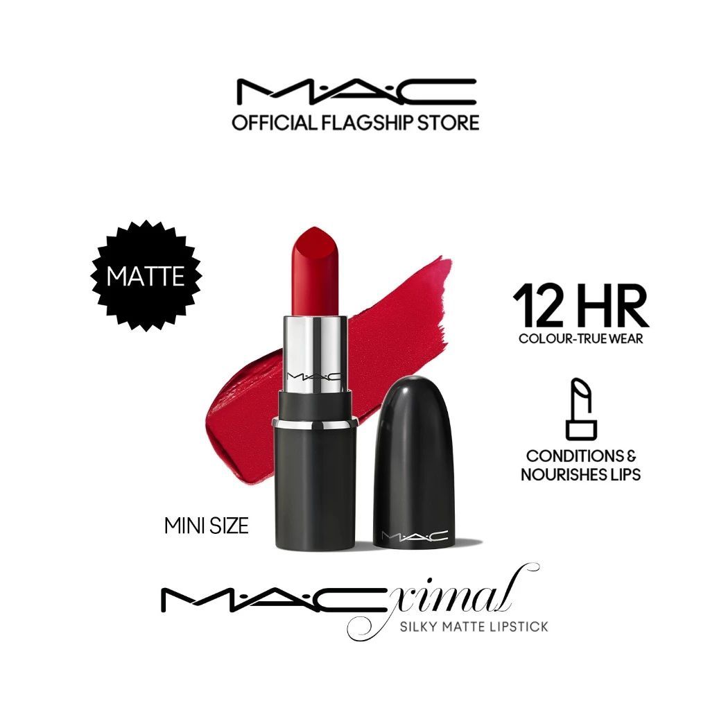 【100% original】Batom Mac - Batom Matte - Batom Mac Original - Batom 24 Horas De Duração Ba...