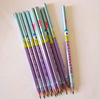 Lápis personalizados fazemos todos os temas em Oferta na Shopee