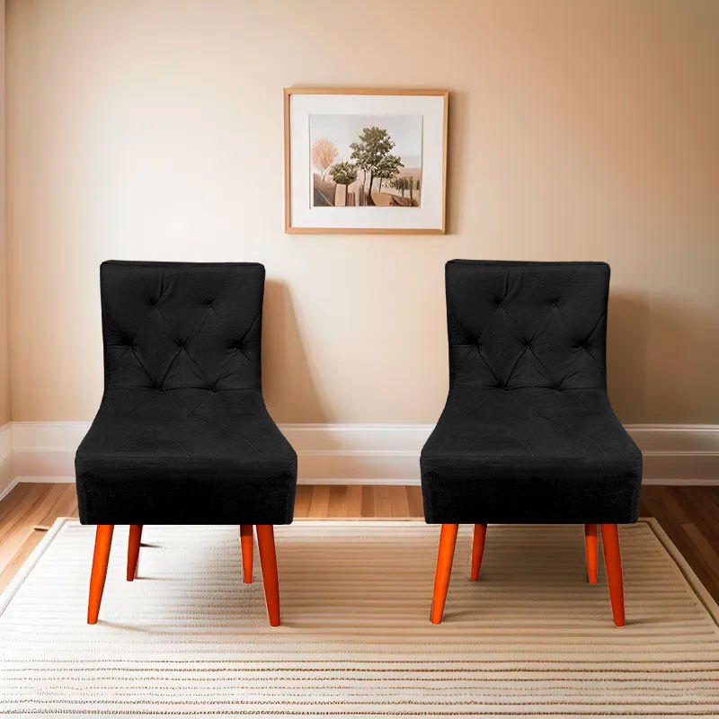 Poltrona Cadeira, Suede Cores Pés Palito Castanho Poltrona Para Escritório Sala de Estar Jantar
