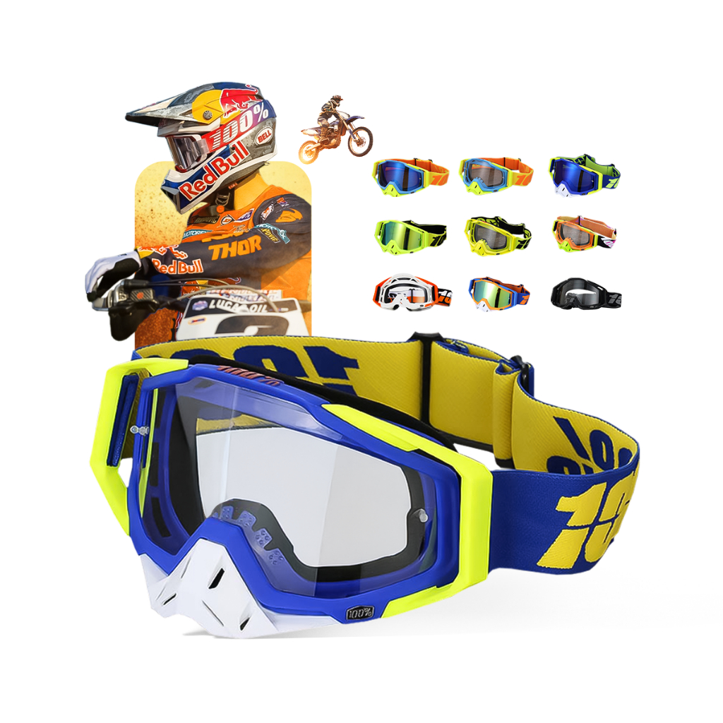 Óculos Motocross Trilha Ciclismo Enduro Anti Embaçante Original em Oferta na Shopee