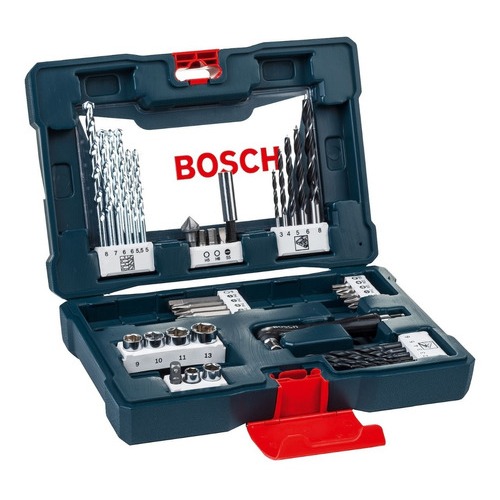 Kit Jogo De Brocas E Bits Bosch V-line 41 Peças Com Maleta em Oferta na Shopee