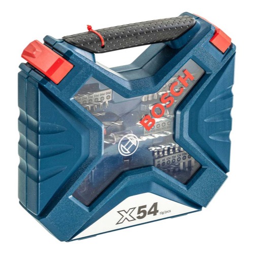 Kit Jogo de Brocas e Bits Bosch X-line 54 Peças com Maleta em Oferta na Shopee