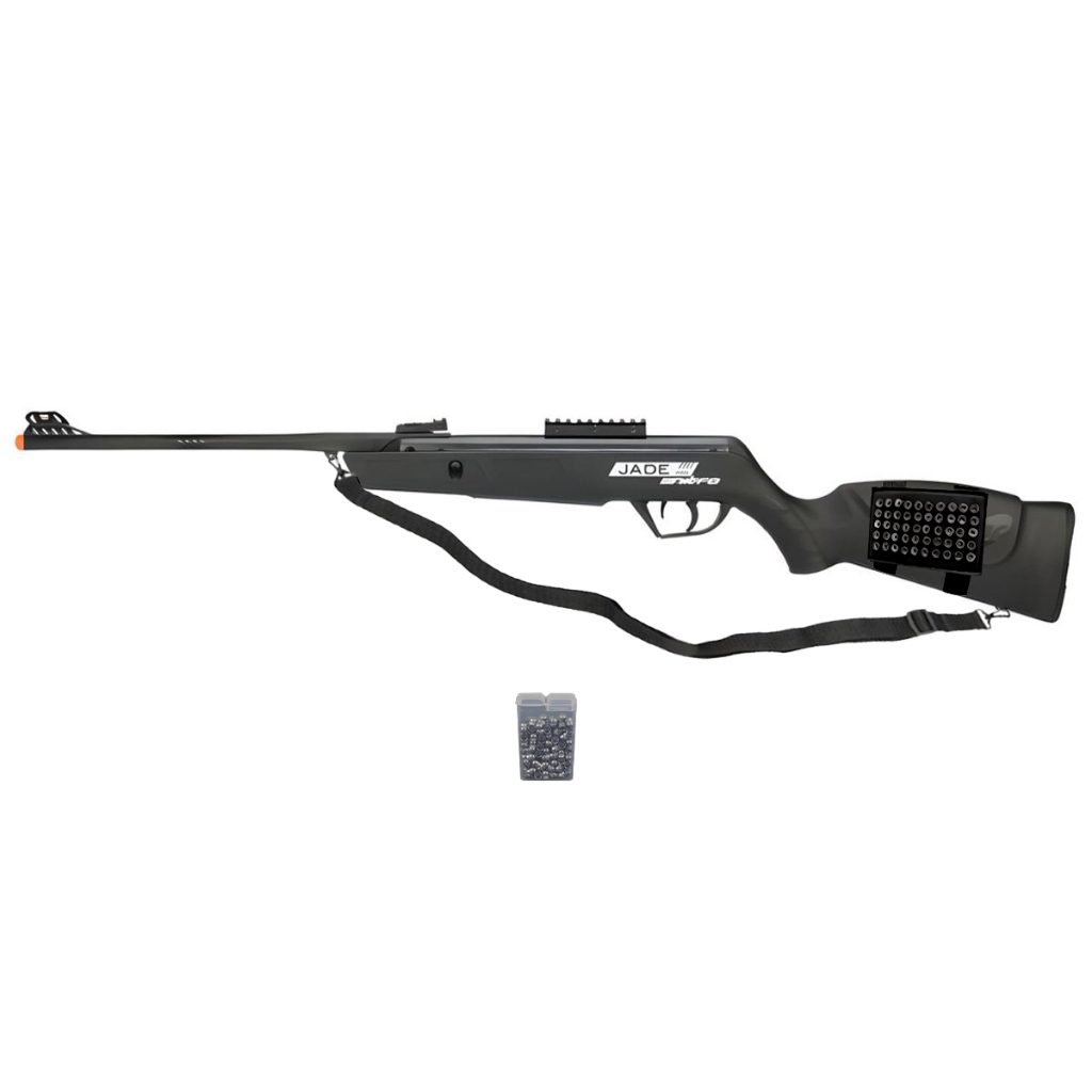 Carabina de Pressão Jade Mais Nitro 5.5mm - CBC + Acessórios em Oferta na Shopee
