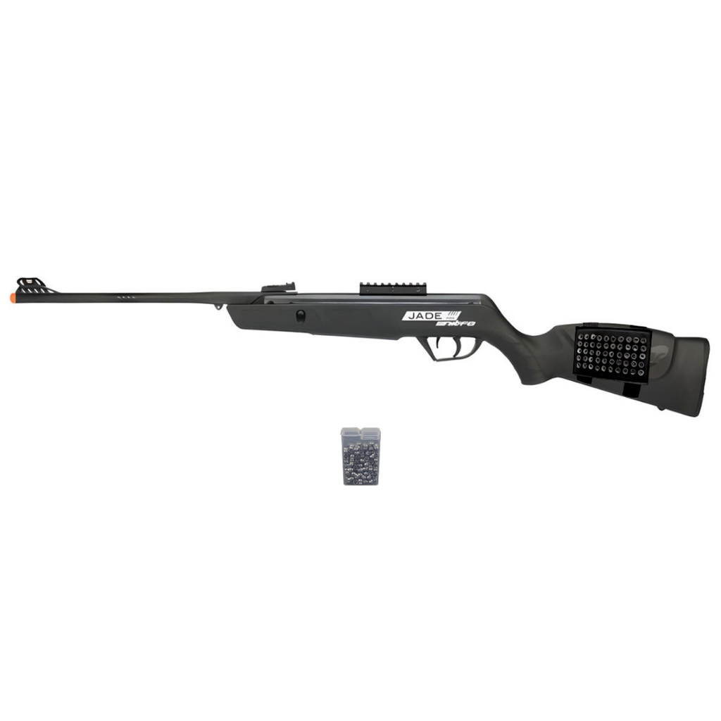 Carabina de Pressão Jade Mais Nitro 5.5mm - CBC + Acessórios em Oferta na Shopee