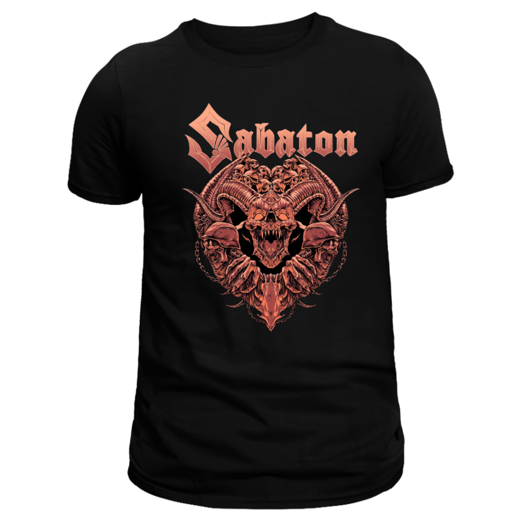 Camisa Camiseta Banda de Heavy Metal Sabaton, ,100% Algodão, Envio Rápido em ate 24Hrs