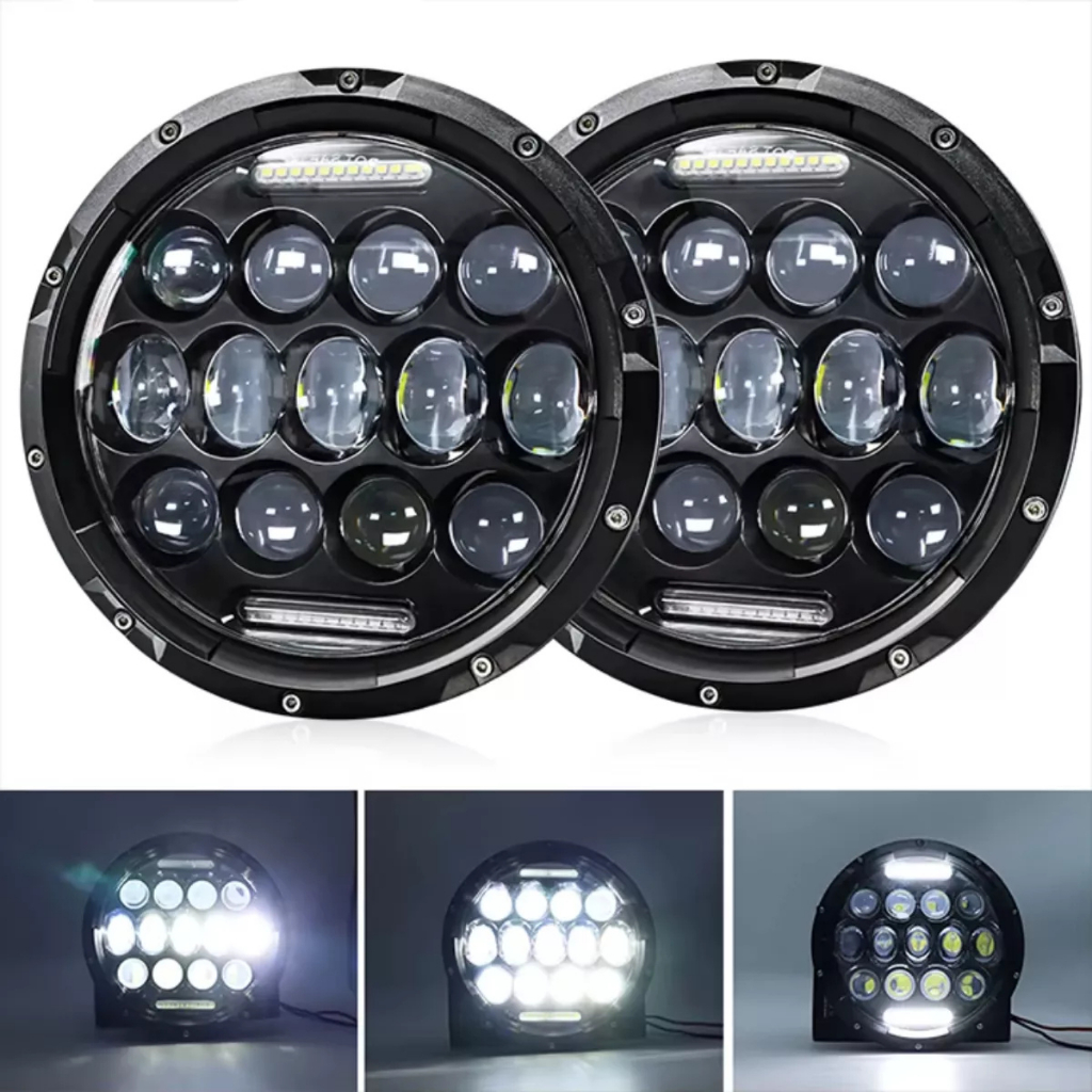 Par Farol Led Constelation Fusca Kombi 7 Polegadas Angel