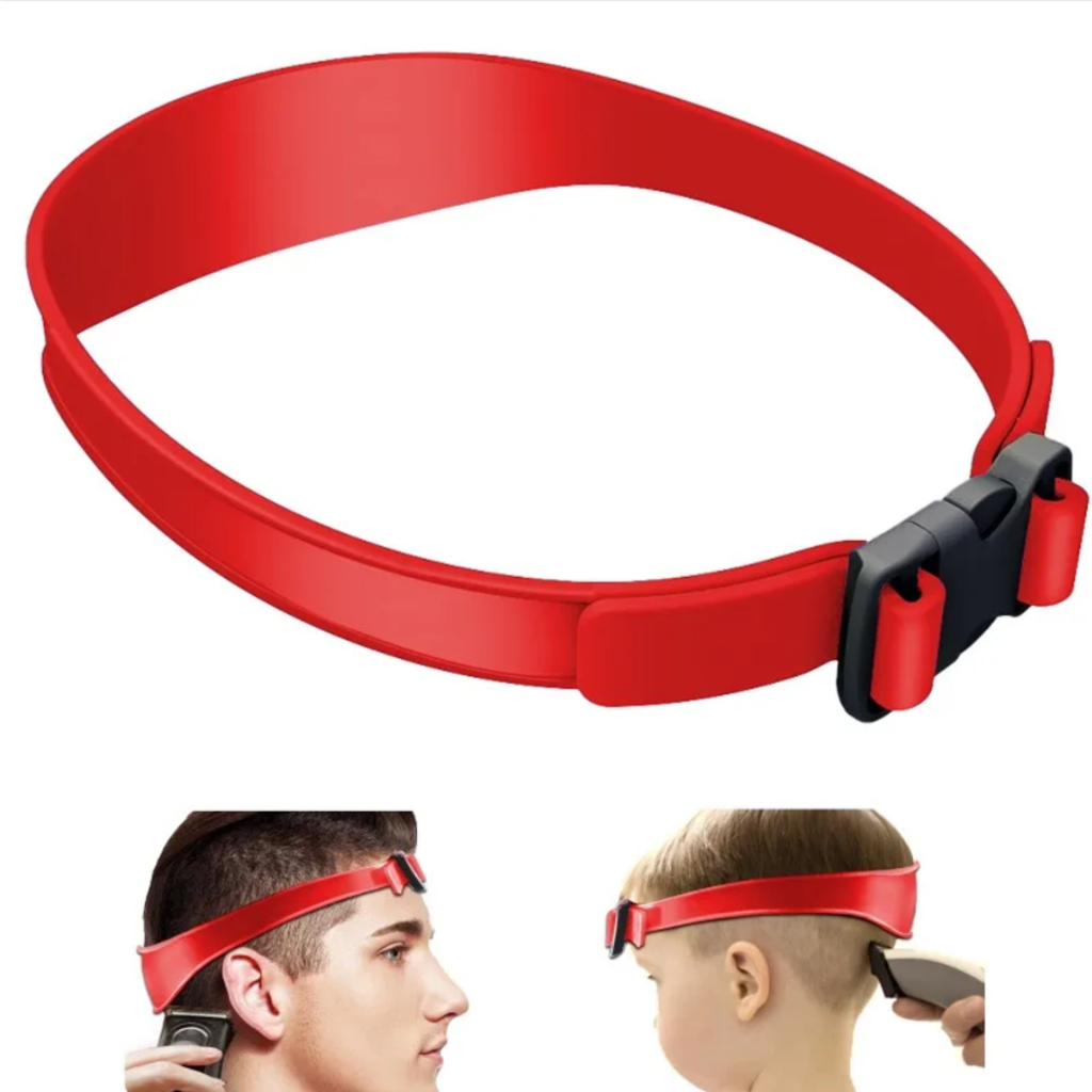 Faixa Guia para Cortar Cabelo Sozinho | Corte Degradê com Precisão | Elástico Ajustável Prático e Confortável em Oferta na Shopee