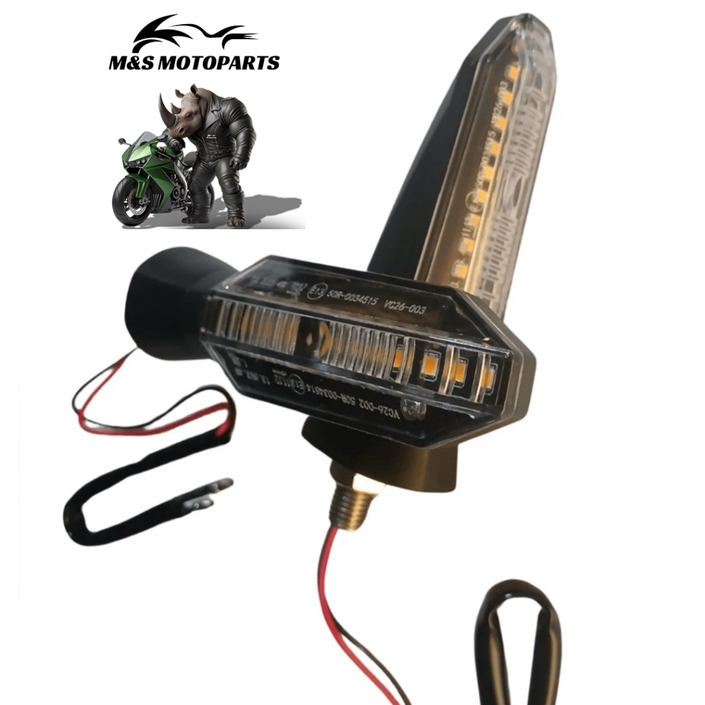 PAR DE PISCA MOTO CB TWISTER/ CB 300/ YBR/ FACTOR/ TITAN 125/150