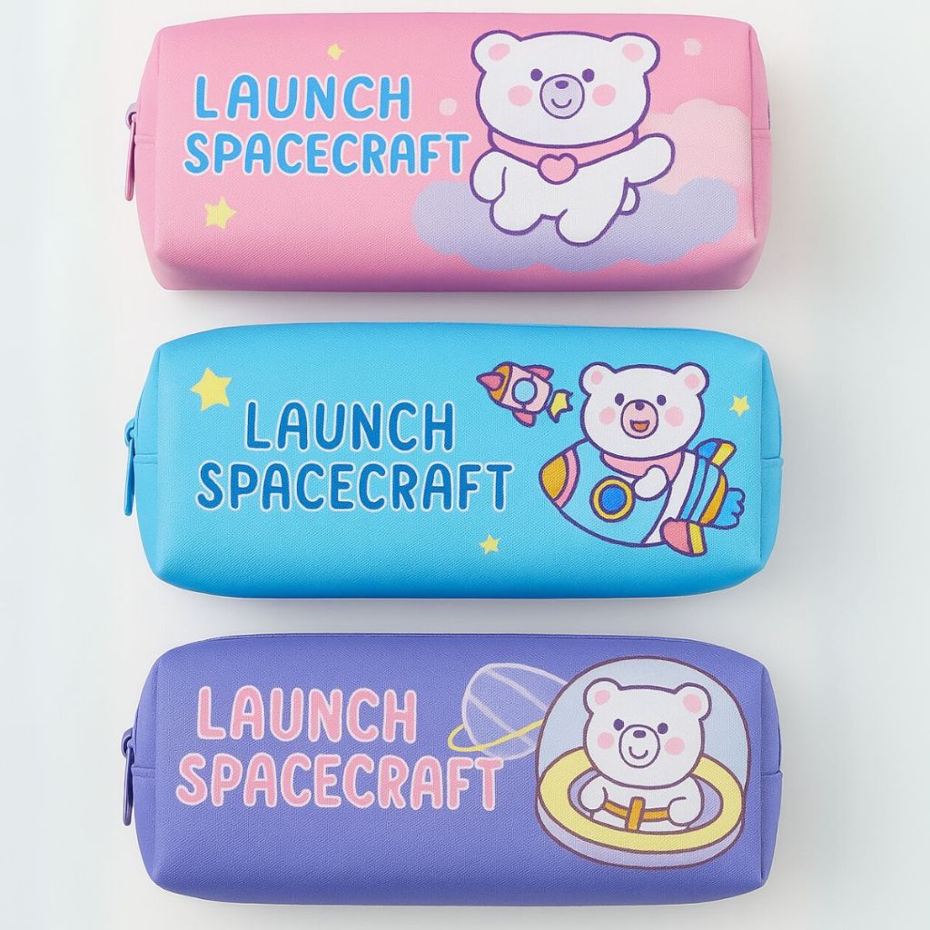 Estojo PVC Fantasia Infantil Kids Escolar Material Escolar Papelaria Animais Estampado em Oferta na Shopee