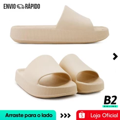 Chinelo Slide Usaflex Poofy Feminino Original com Nota Fiscal e Garantia