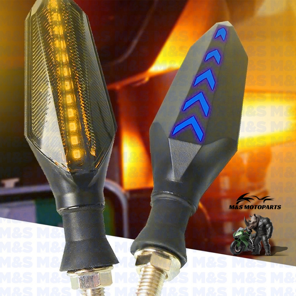 Pisca Seta de Led Indicador Sequencial Esportivo Arrow Universal Lâmpada de Sinalização Moto