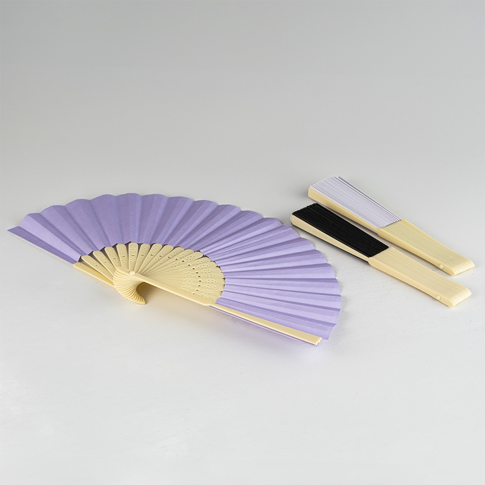 Leque de Papel - Plástico em Oferta na Shopee