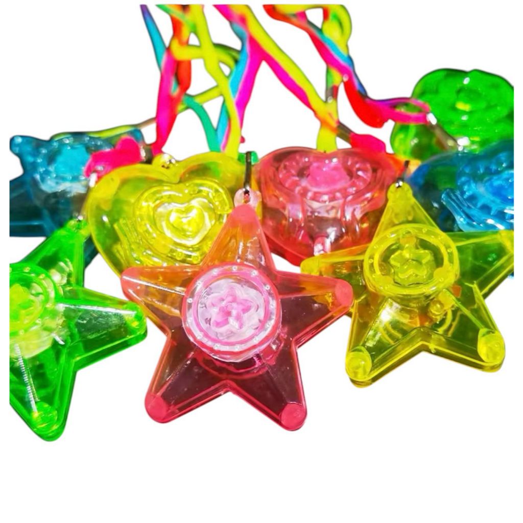 kit 10 Pingentes Colar Pisca Pisca Coloridos Com led Para Festa Decoraçao — imagem 2 de 2