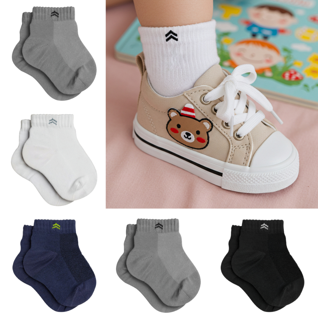 Kit 10 Pares de Meia Infantil Bebês Up 02025 Algodão Cano Médio - Baby & Kids Fashion
