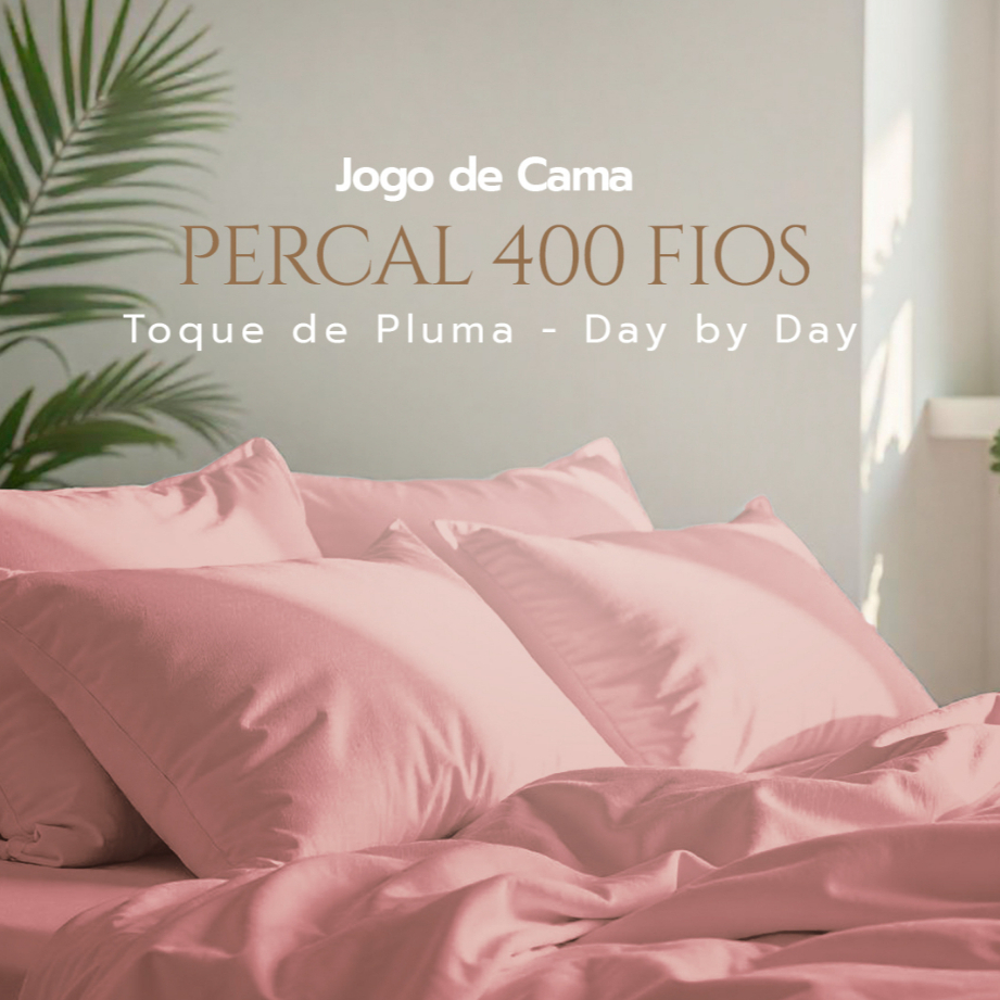 Conforto Jogo de Cama Casal 4 Peças 400 Fios Casa di Valle - Coleção Day by Day em Oferta na Shopee