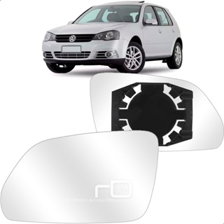 Lente Espelho Do Retrovisor Volkswagen Golf 2007 2008 2009 2010 2011 - Vidro Com Base Suporte em Oferta na Shopee