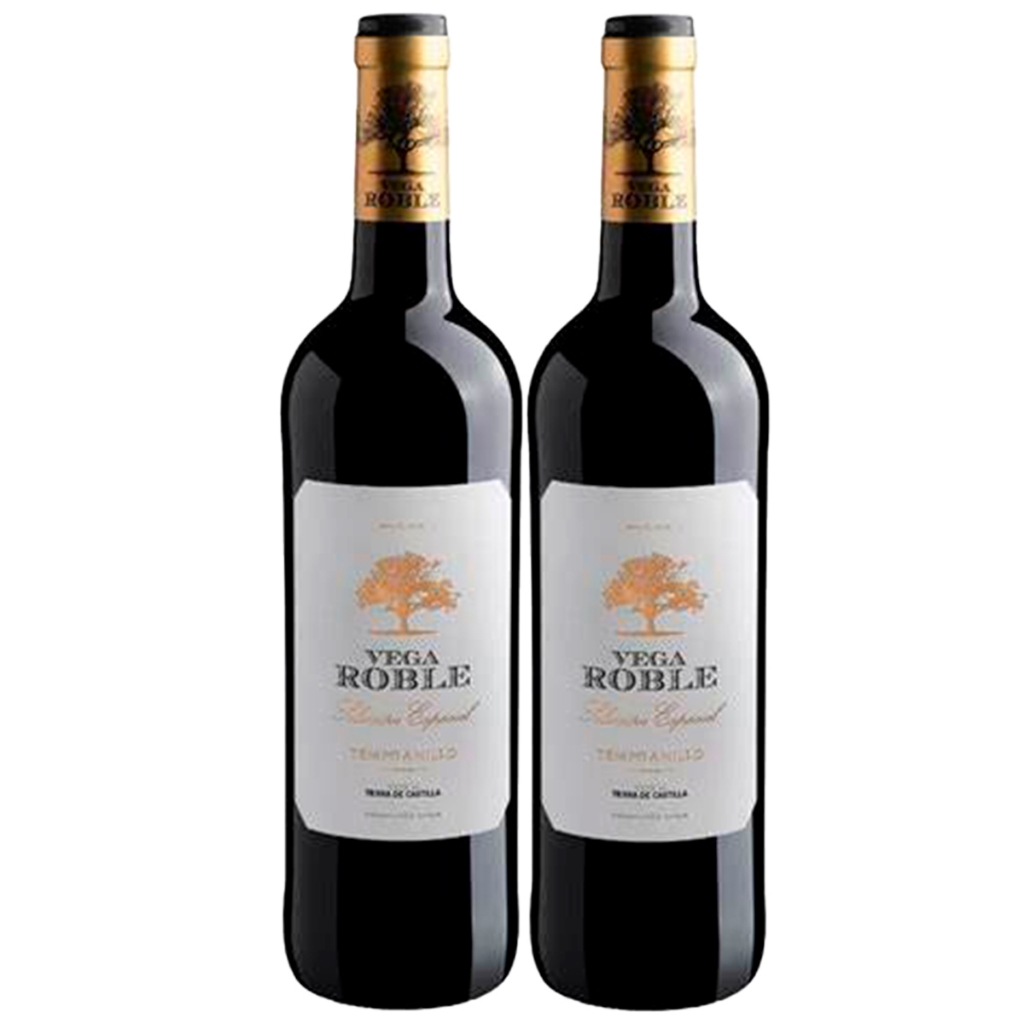 Kit 2 Un Vinho Espanhol Tinto Seco Vega Rouble 750ml em Oferta na Shopee