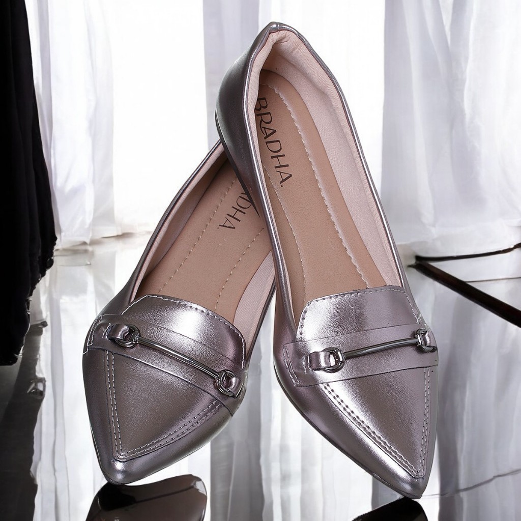 ∴ Sapatilha Feminina Scarpin Bico Fino Social Moda (140-0044)