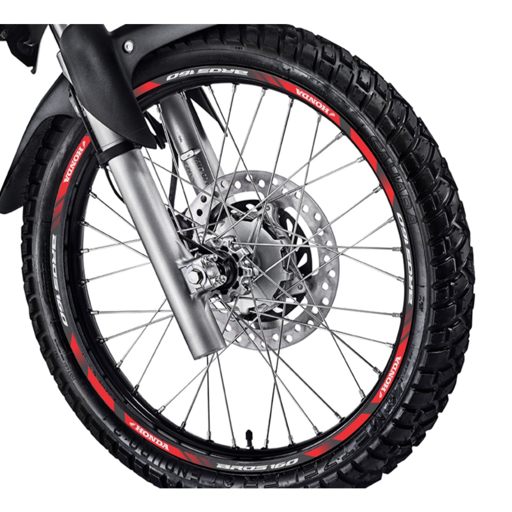 Friso Adesivo Refletivo Roda Tuning D6 Moto Bros 160