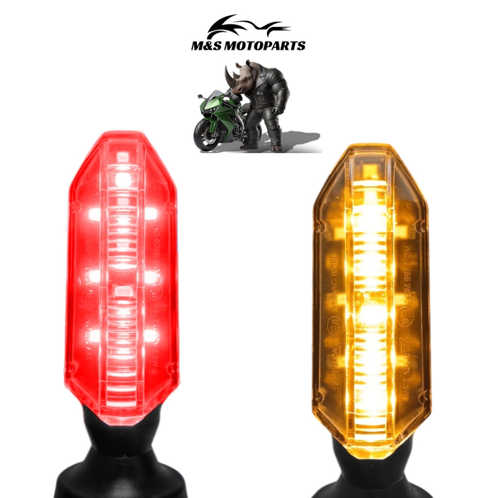 PISCA DE LED DRL VERMELHO TWISTER CB 250F SEQUENCIAL COXIM