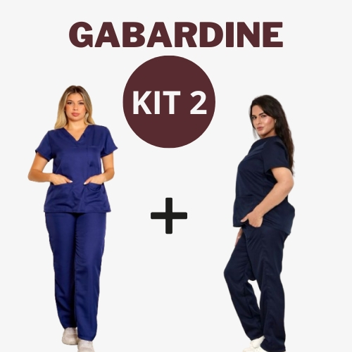 Kit 2 Pijamas Cirurgicos Tecido Gabardine Hospitalar Enfermagem 10 em Oferta na Shopee