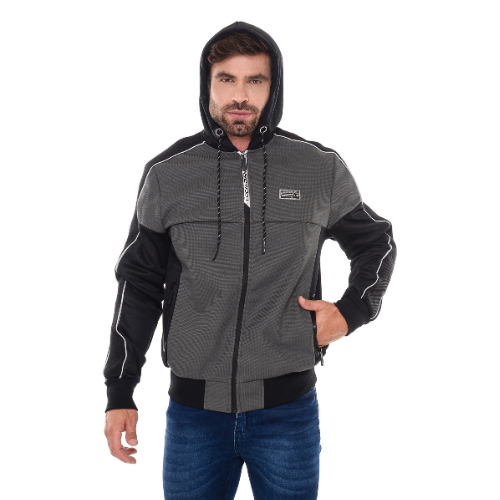 Blusa Jaqueta Moletom Importado Masculino Premium Ziper Capuz Frio Quentinha Casual