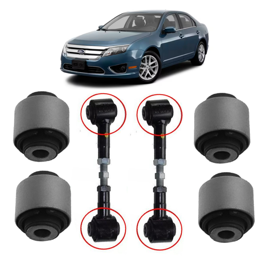 4 Bucha Braço Reto Regulável Suspensão Traseira Ford Fusion em Oferta na Shopee