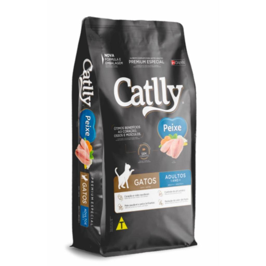 Ração para Gatos Adultos Catlly Peixes Premium Especial 10,1Kg em Oferta na Shopee