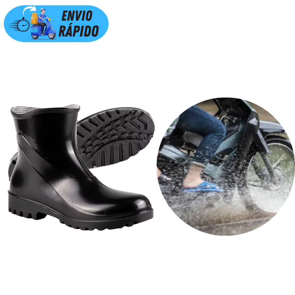Bota Borracha Pvc Preta: Onde Comprar | BuscaProdutos