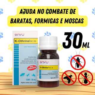 Elimina Barata Formiga Mosca K-Othrine Sc 25 30ml Inseticida em Oferta na Shopee