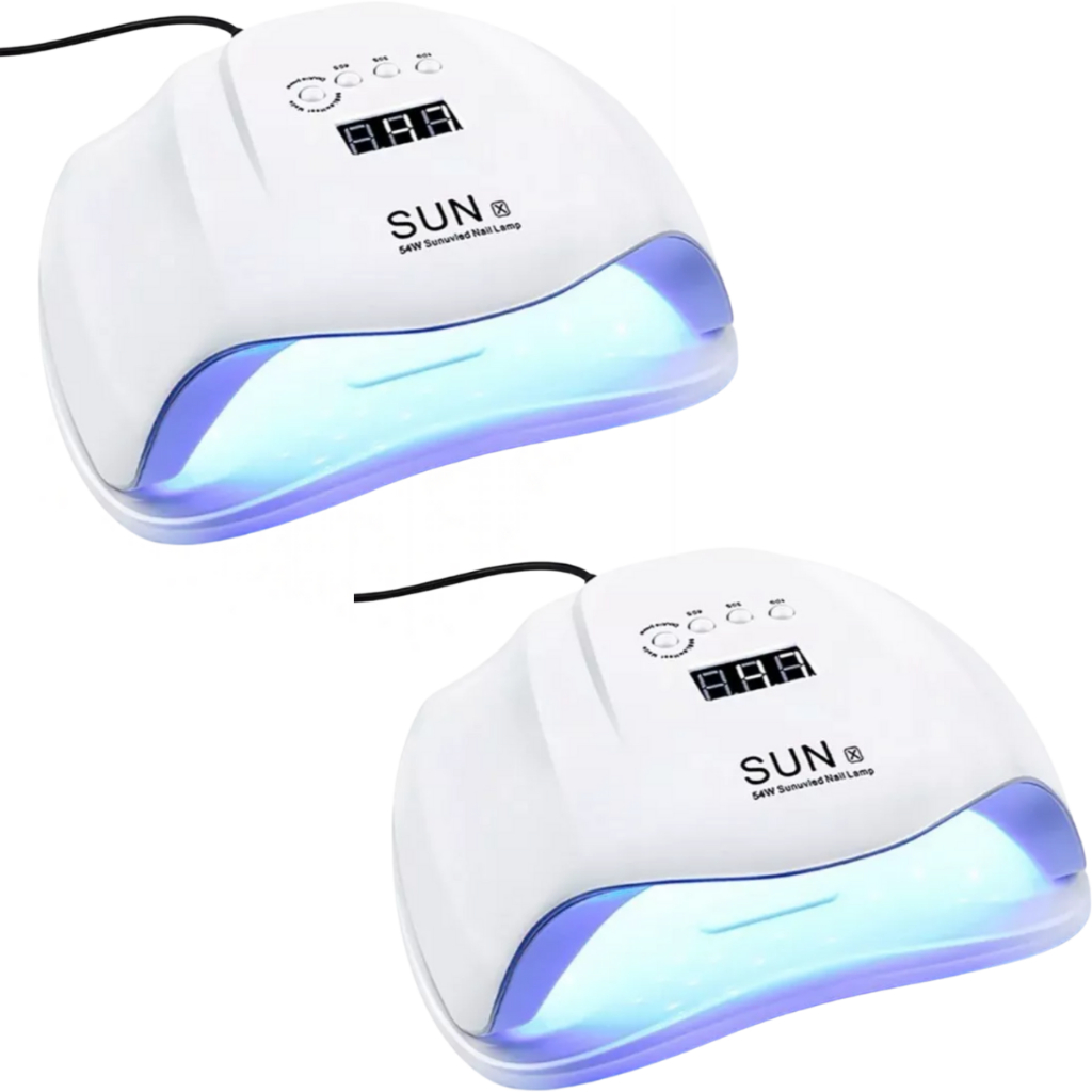 Kit 2 Cabines Led UV Sun X 54W 36 Leds Bivolt Nails