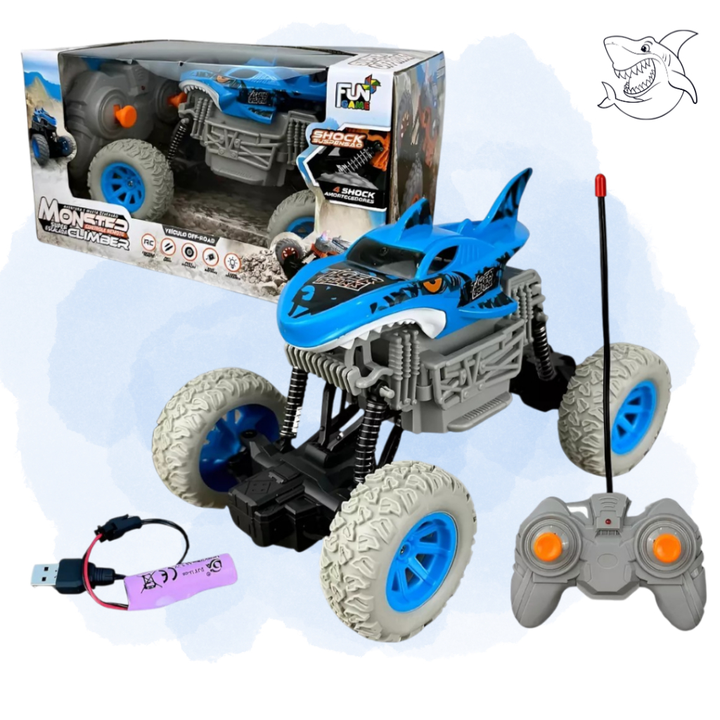 Carro Monstro de Controle Remoto - Comprar com Melhor Preço em Controles Remoto