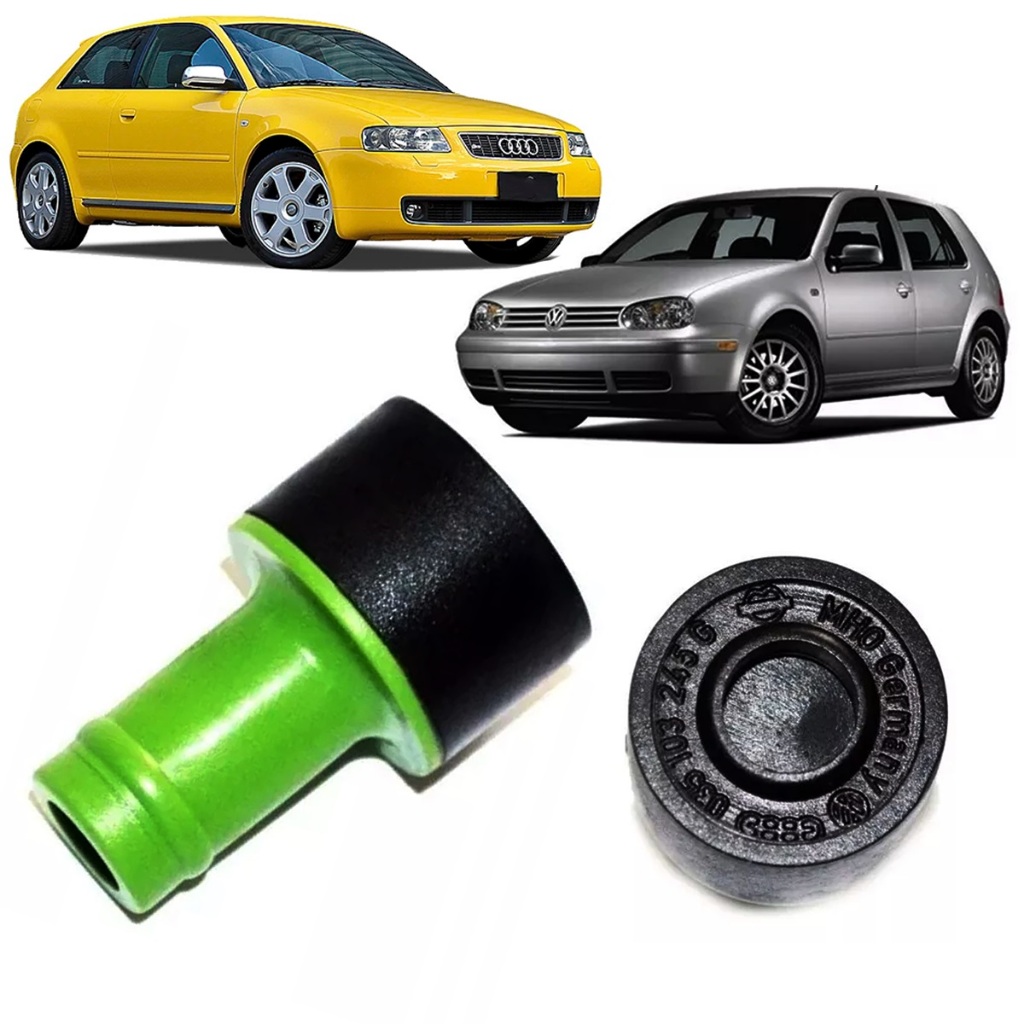 Valvula Pcv De Exaustão Anti Chama Suspiro Audi A3 Golf 1.8 20v Turbo Volkswagen 035103245 G A em Oferta na Shopee