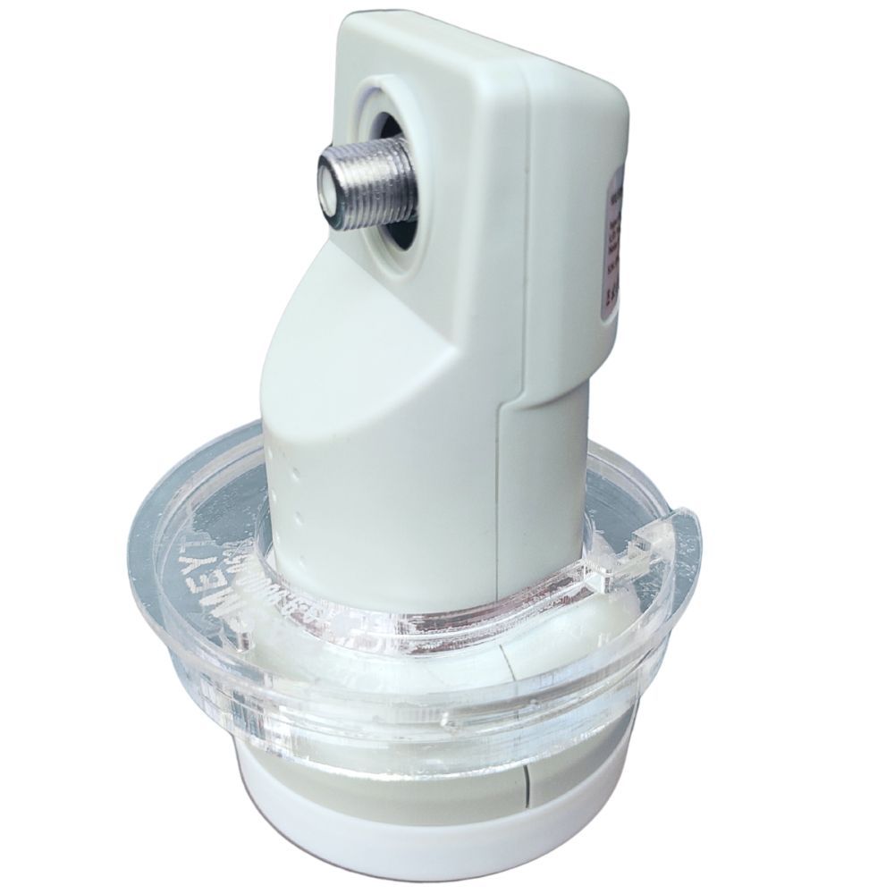 Lnbf Ku Universal Com Adaptador P/ Antena De Chapa Banda C.