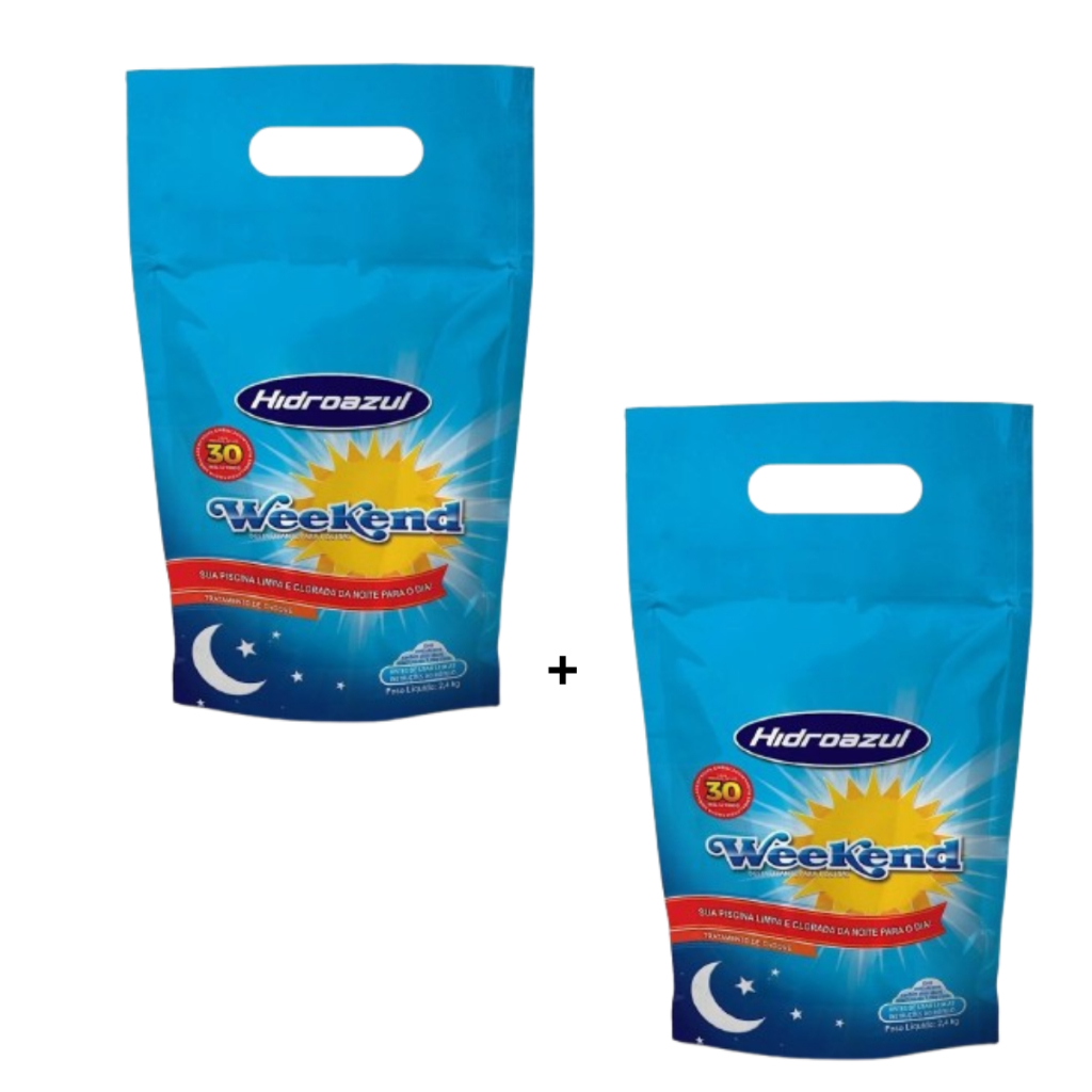 Kit 2 Unidades Weekend 2,4kg Para Limpeza Da Noite Para O Dia em Oferta na Shopee