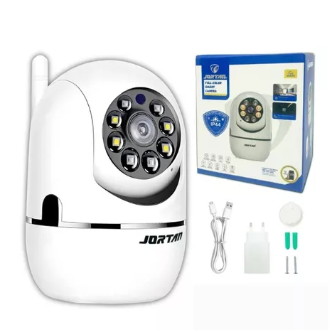 Mini Câmera Ip Wi-fi Yoosee APP IP44 Full Color Com Altotrack Visão Noturna iOS e Android Cor Branco