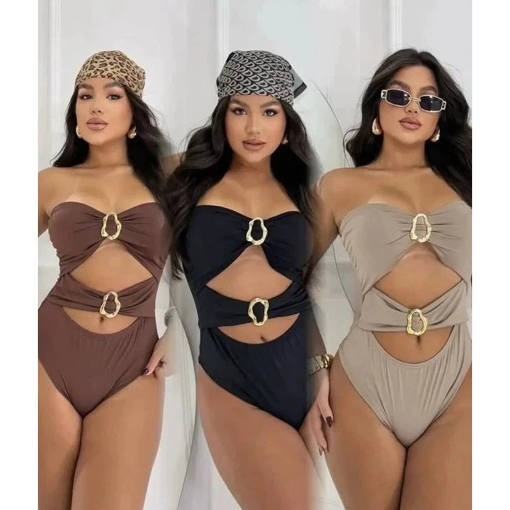 Body Suplex Feminino Colant Tomara Que Caia Com Bojo Fivela Concha