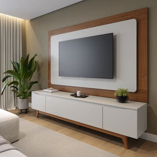 Rack com Painel para Tv até 75 Polegadas 220cm Flynt Oslo 220 em Oferta na Shopee