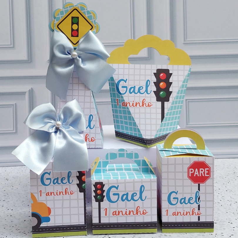 PEGUE E MONTE|Kit Festa Personalizado| CARRINHOS| Caixinhas Lembrancinha para Aniversário