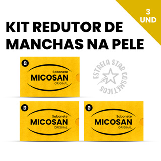 kit 3 Micosan Sabonete Em Barra Para Manchas Na Pele e Micoses em Oferta na Shopee