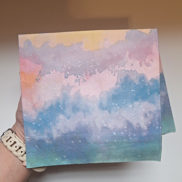 Kit Guardanapos de Papel Aquarela/Unicórnio – 5unid. | Ideal p/ Lancheira, Festa e Decoração