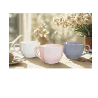 Kit 6 Xícaras Chá Prisma Porcelana Café Caneca Decorativa em Oferta na Shopee