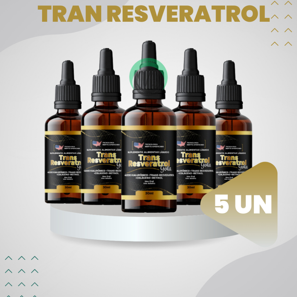 Super Oferta 5x Trans Resveratrol Originl 30ML