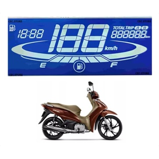 Display LCD do Painel Digital da Moto Honda BIZ 125 FLEX 2018 à 2024 em Oferta na Shopee