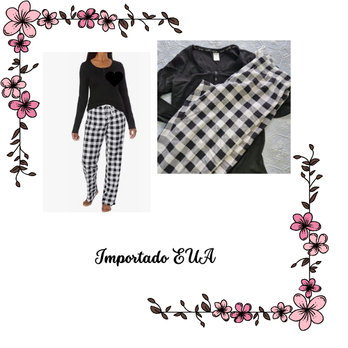 Pijama feminino importado Tam: M