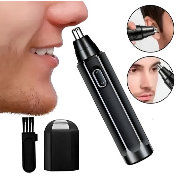 Aparador Nariz Orelha Masculino Elétrico Sem Fio Portátil Corte Seguro em Oferta na Shopee